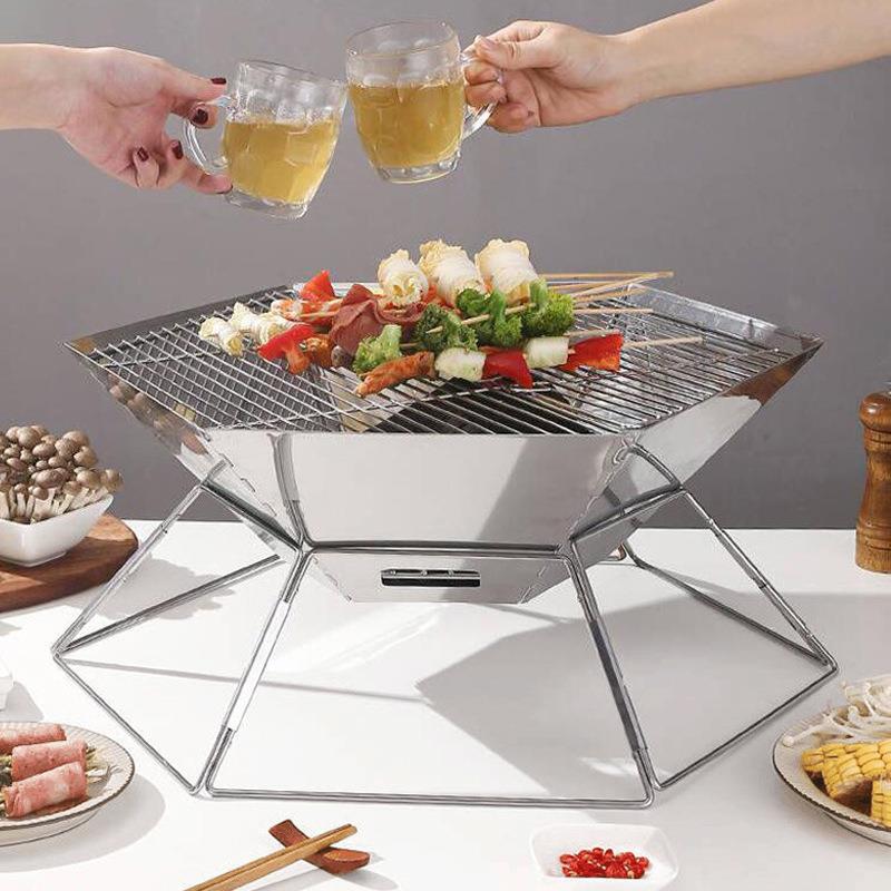 Japanese Camping Cooking - Portable Holiday Camping Barbecue Grill Carbon