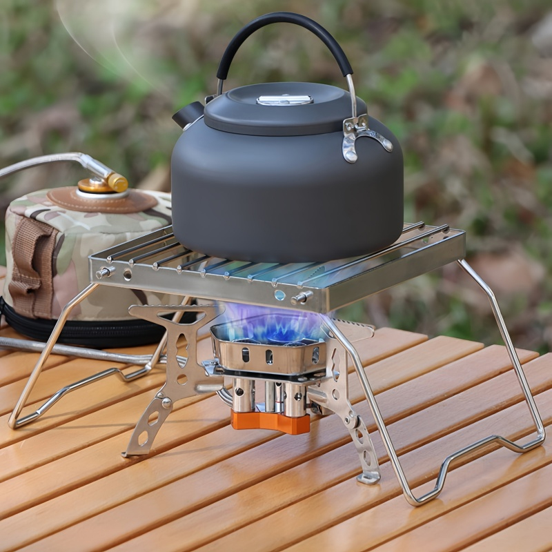Camping Cooking Rack - Stainless Steel Stove Stand Camping Portable