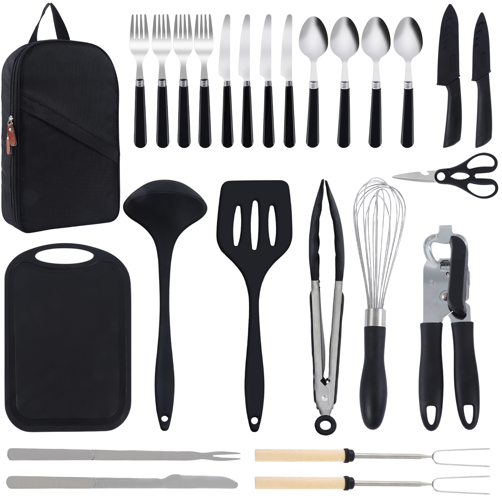 Camping Cooking Bundle - 26Pcs Outdoor Camping Cooking Utensils Set