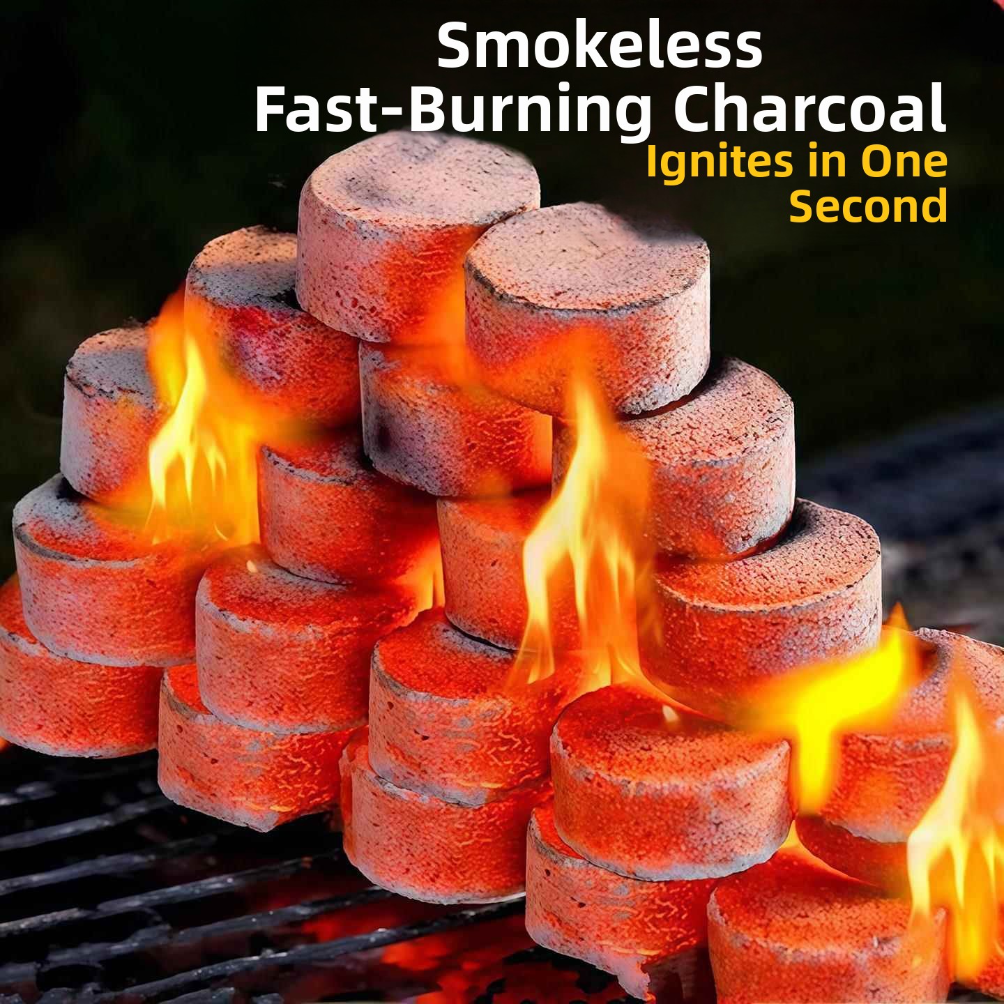 Camping Cooking Easy - Outdoor BBQ Quick Lighting Smokeless Wood