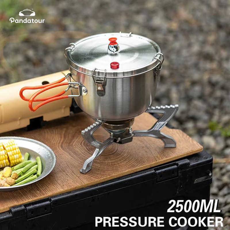 Camping Cooking Set Non Stick - Pandatou Portable High Altitude Non-stick 304