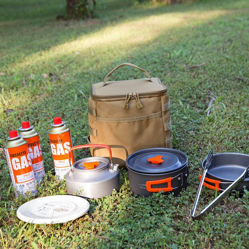Camping Cooking Canister - Large Capacity Ground Nail Tool Bags