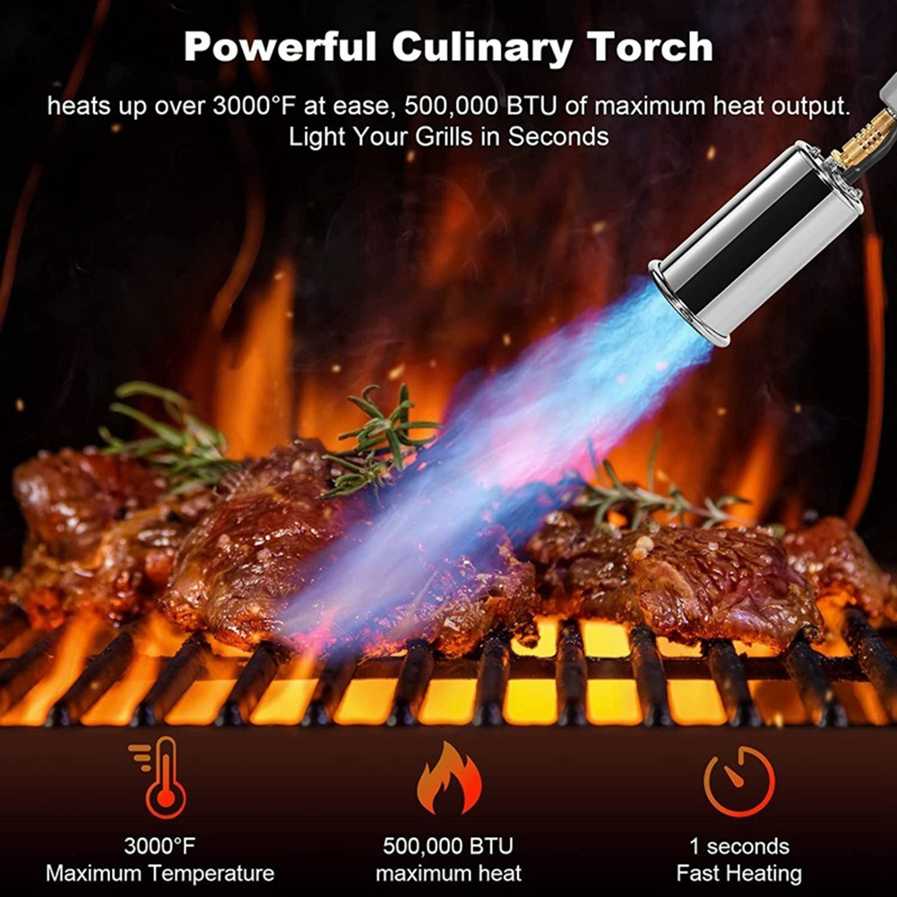 Camping Cooking Torch - ABBO-High Firepower Mountain Tank Flamethrower Outdoor