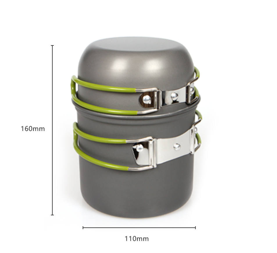 Ultralight Camping Pot Set: Ca – обзор и цена Camping Cooking Roll