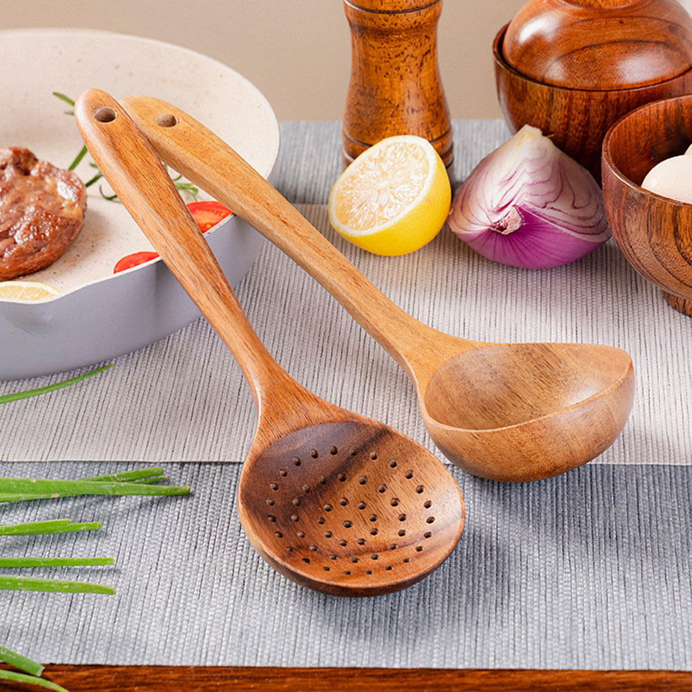 1Set Wooden Kitchen Utensil Se – обзор и цена Camping Cooking Set Non Stick