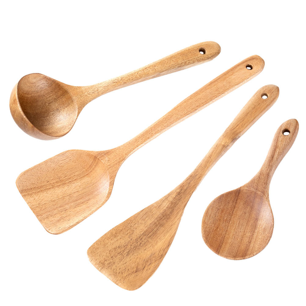 1Set Wooden Kitchen Utensil Se – обзор и цена Camping Cooking Set Non Stick