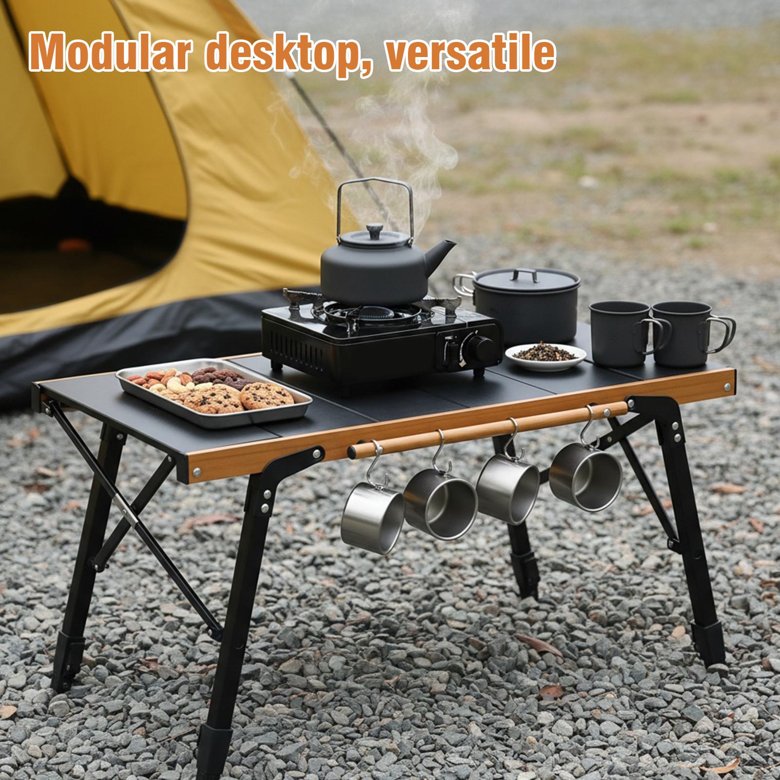 Portable Camping Table with St – обзор и цена Camping Outdoor Cooking Table