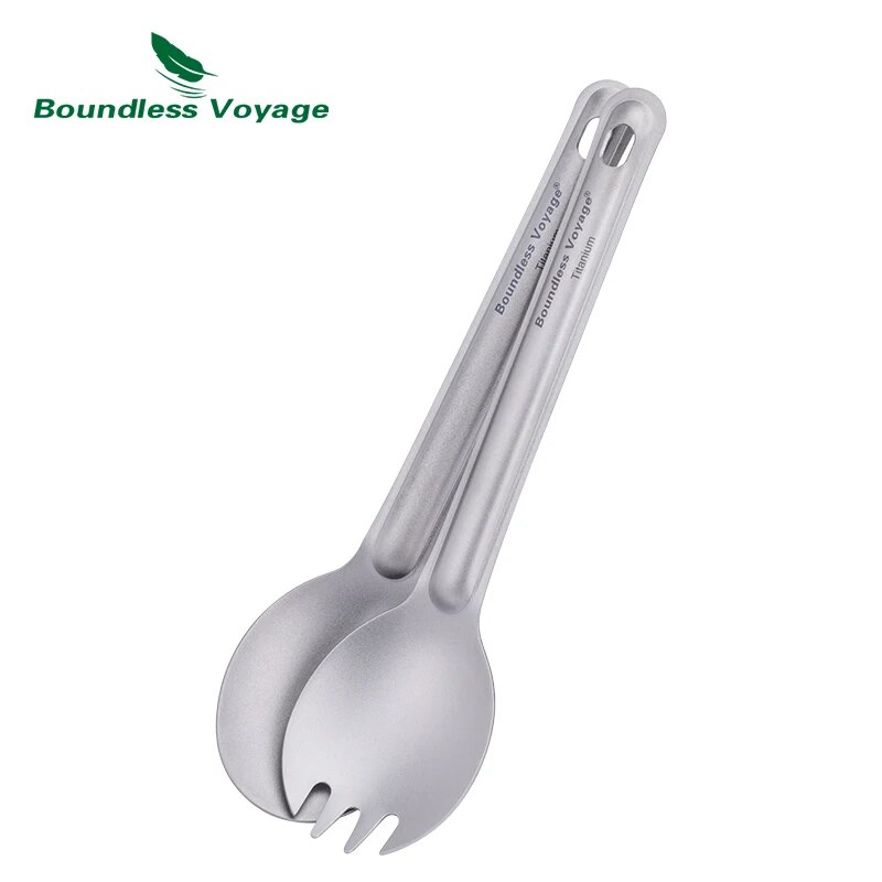 Boundless Voyage Titanium Cutl – обзор и цена Camp Spork Set