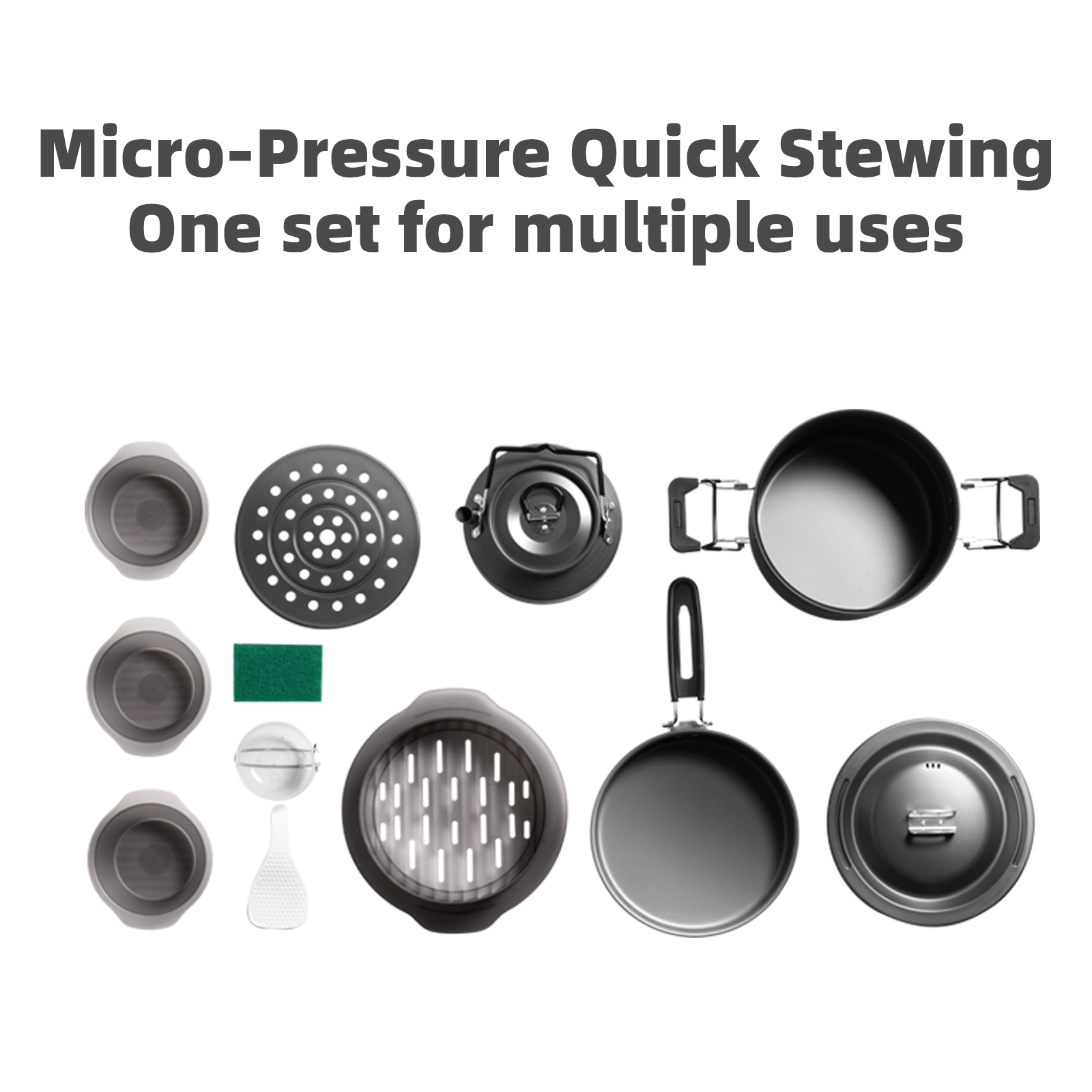 BISINNA Micro Pressure Camping – обзор и цена Camping Cooking Bundle