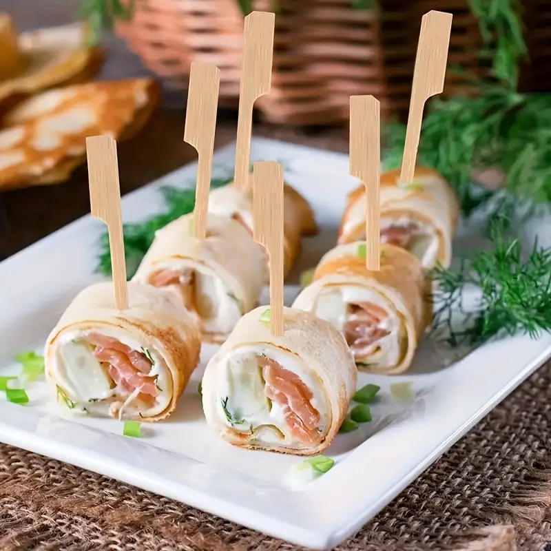 50Pcs Disposable Bamboo Sticks – обзор и цена Camping Outdoor Cooking Table