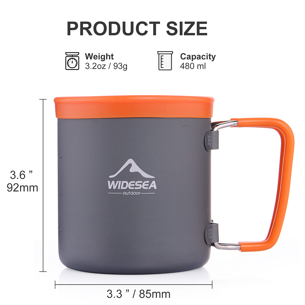 Widesea Camping Aluminum Cup O – обзор и цена Camping Cooking And Drinking