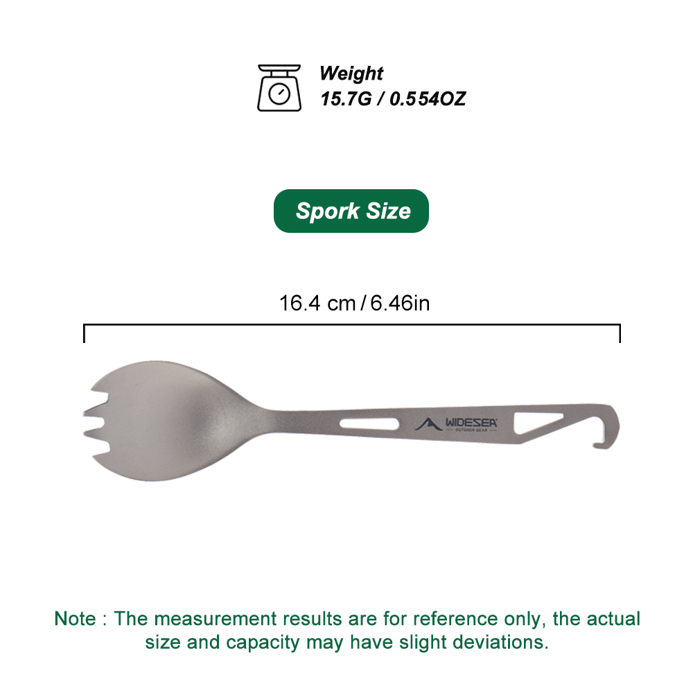 Widesea Camping Cooking Set Sp – обзор и цена Camp Spork Set