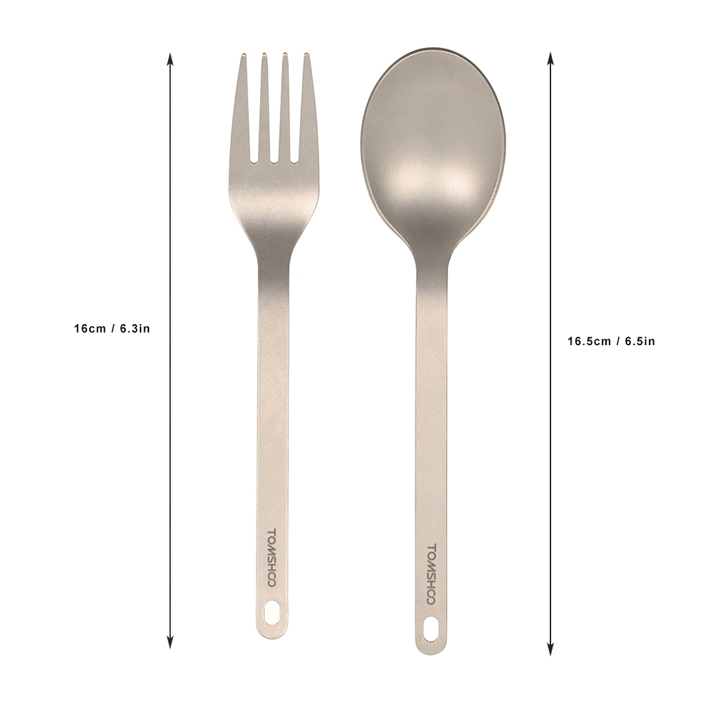 TOMSHOO Titanium Tableware Din – обзор и цена Camping Cooking Roll