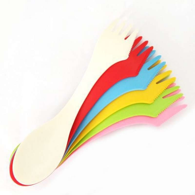 6PCS 3-in-1 Camp Utensils Set  – обзор и цена Camp Spork Set