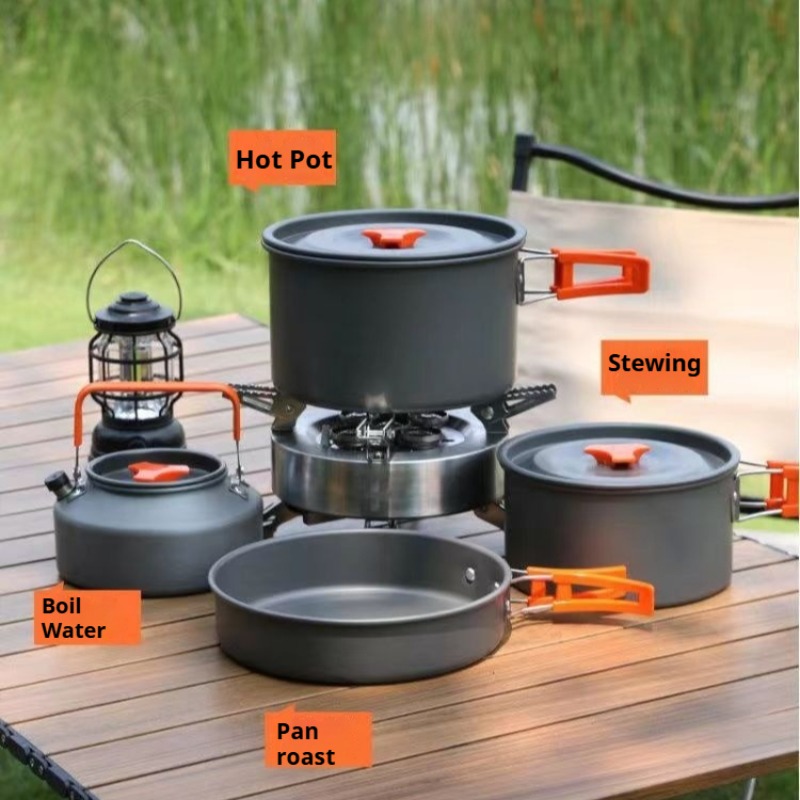 Portable Large Capacity Pot Co – обзор и цена Camping Cooking Easy