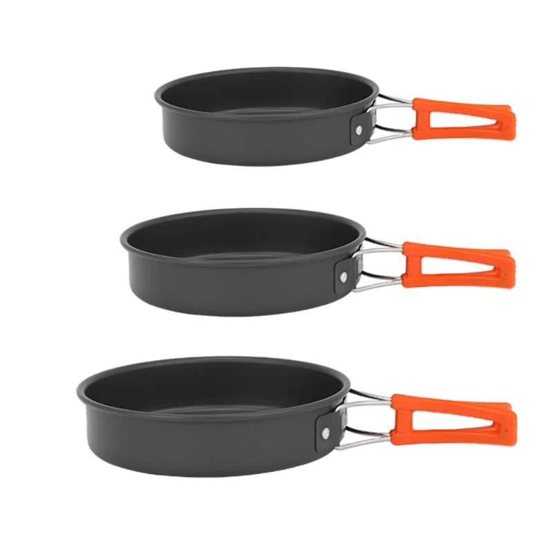 Portable Frying Pan with Stora – обзор и цена Camping Cooking Set Non Stick