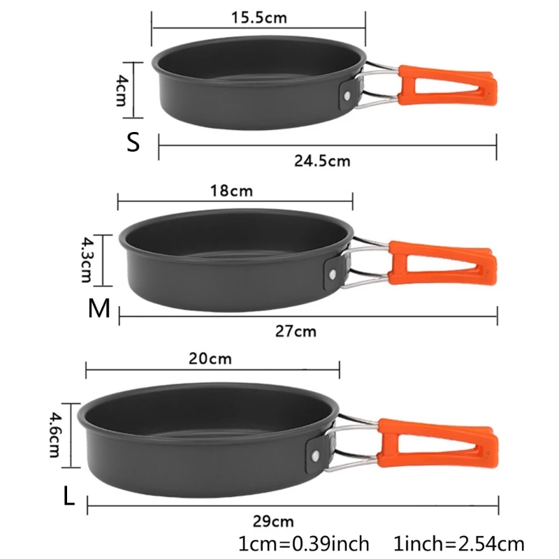 Portable Frying Pan with Stora – обзор и цена Camping Cooking Set Non Stick