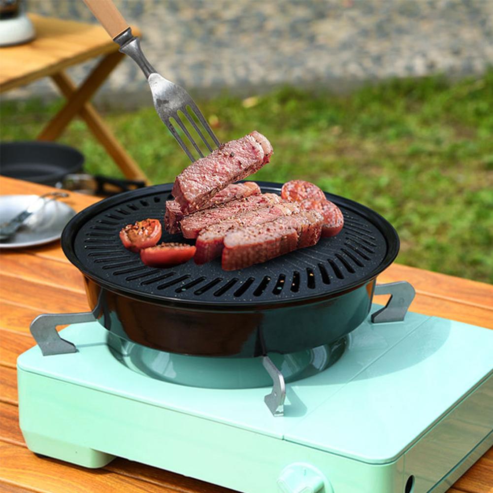 Korean Smokeless Barbecue Gril – обзор и цена Camping Cooking Set Non Stick