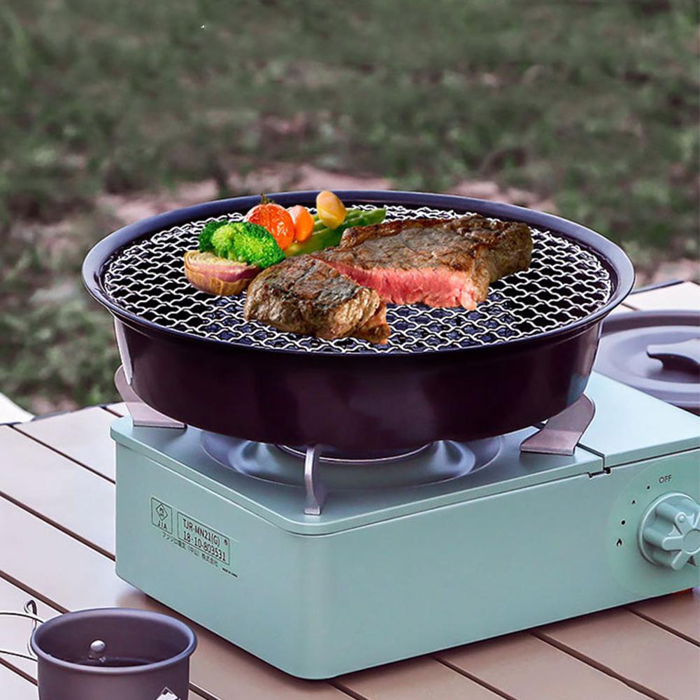 Korean Smokeless Barbecue Gril – обзор и цена Camping Cooking Set Non Stick