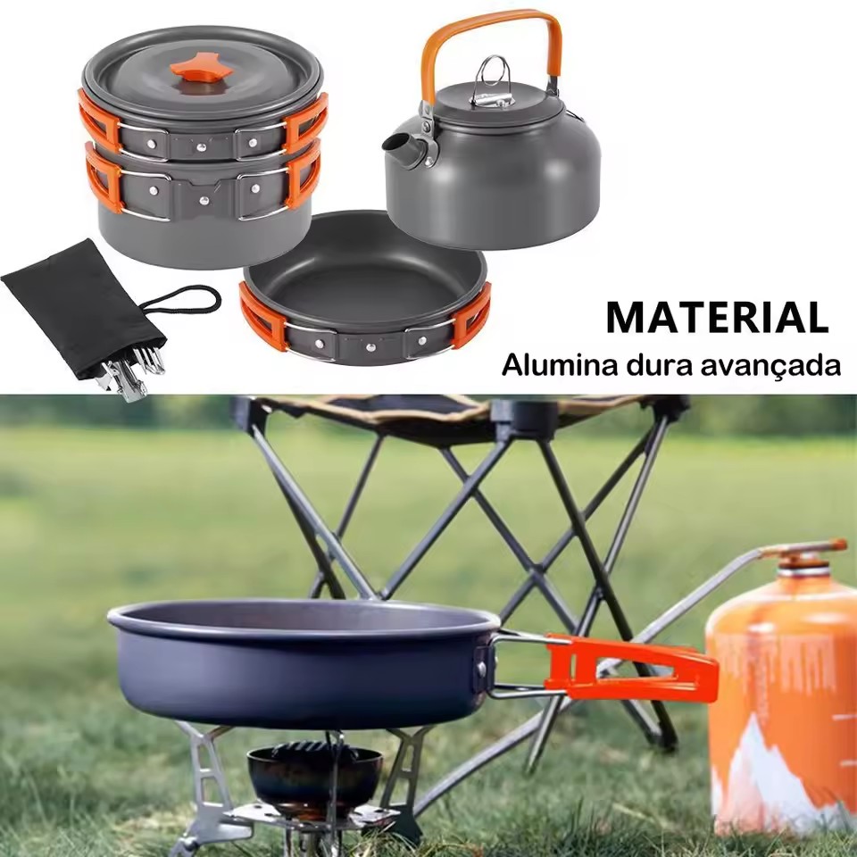Camping Cooking set Camping Co – обзор и цена Camping Cooking Set Non Stick