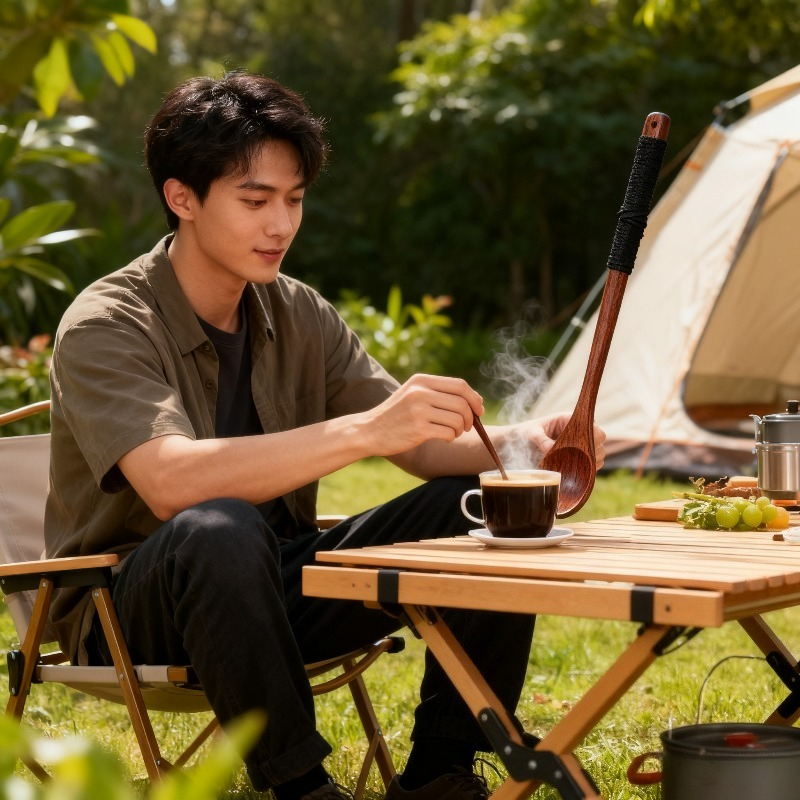 Japanese Wooden Spoon for Tea  – обзор и цена Japanese Camping Cooking