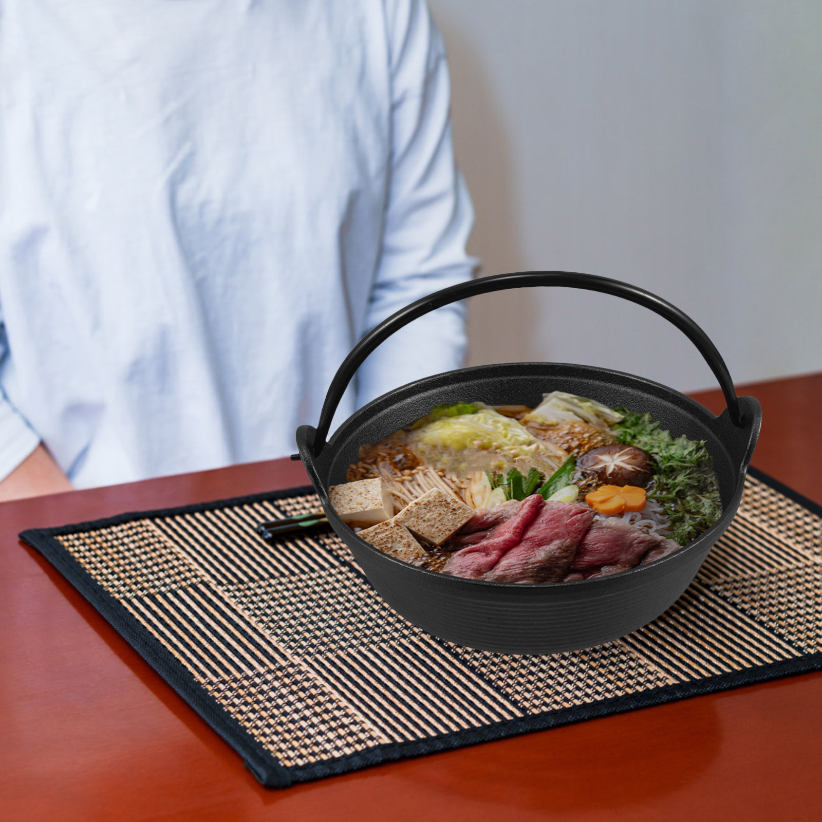 Japanese Style Cast Iron Sukiy – обзор и цена Japanese Camping Cooking