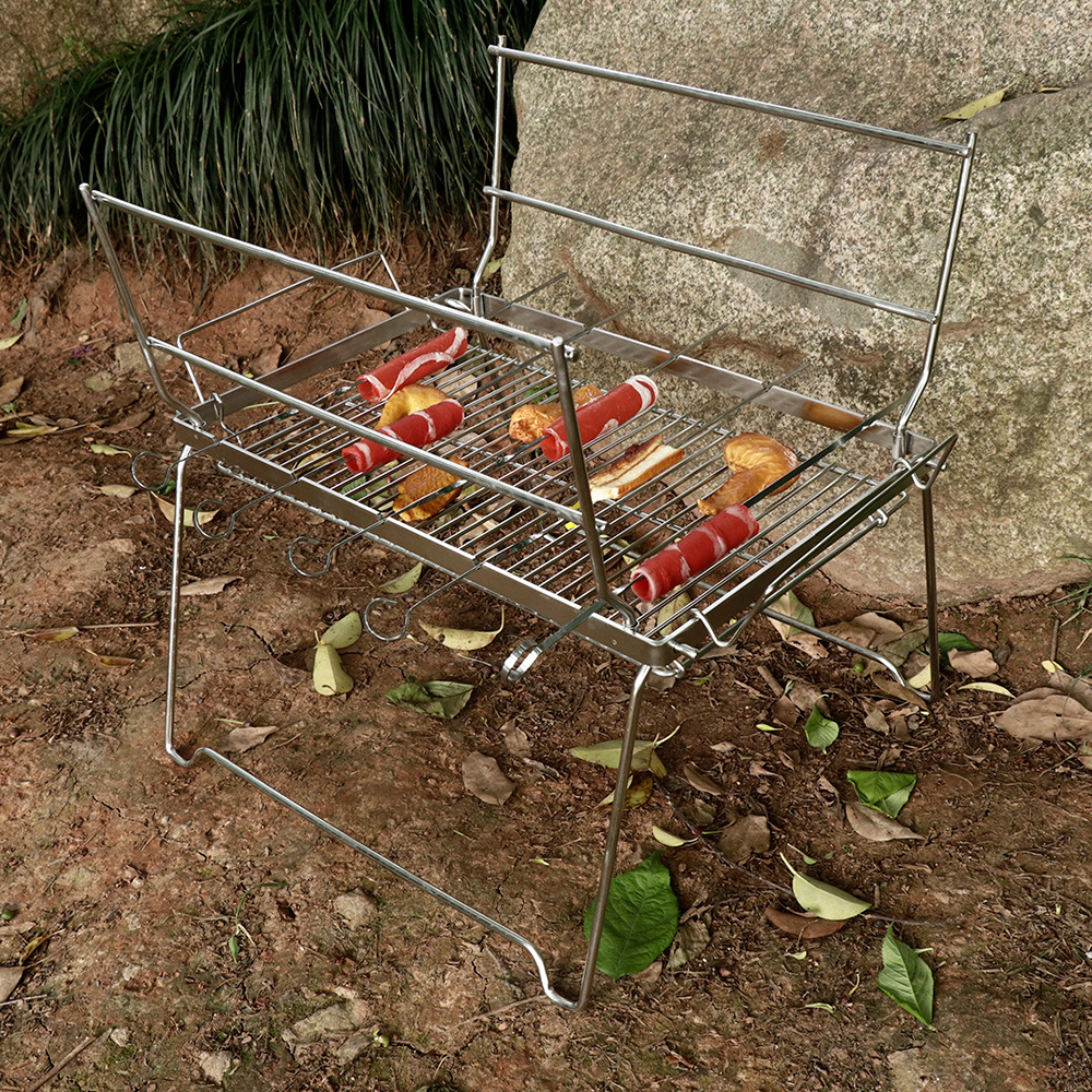 Folding Barbecue Grill Camping – обзор и цена Camp Grill Portable Folding