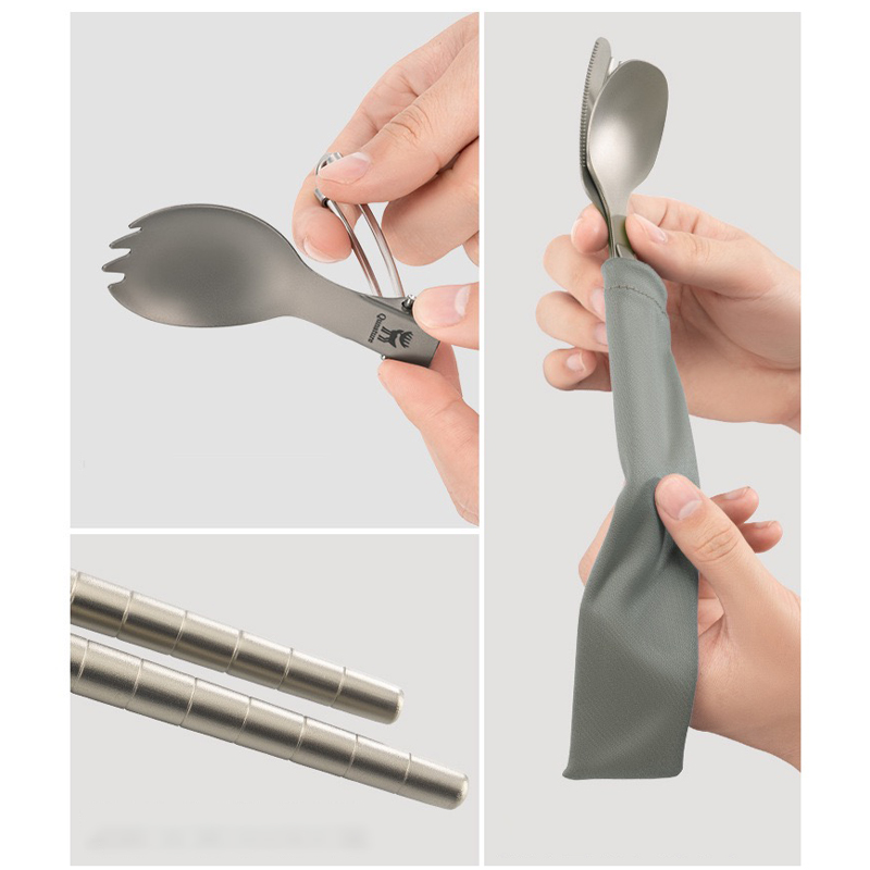 Camping Titanium Spork Spoon O – обзор и цена Camp Spork Set