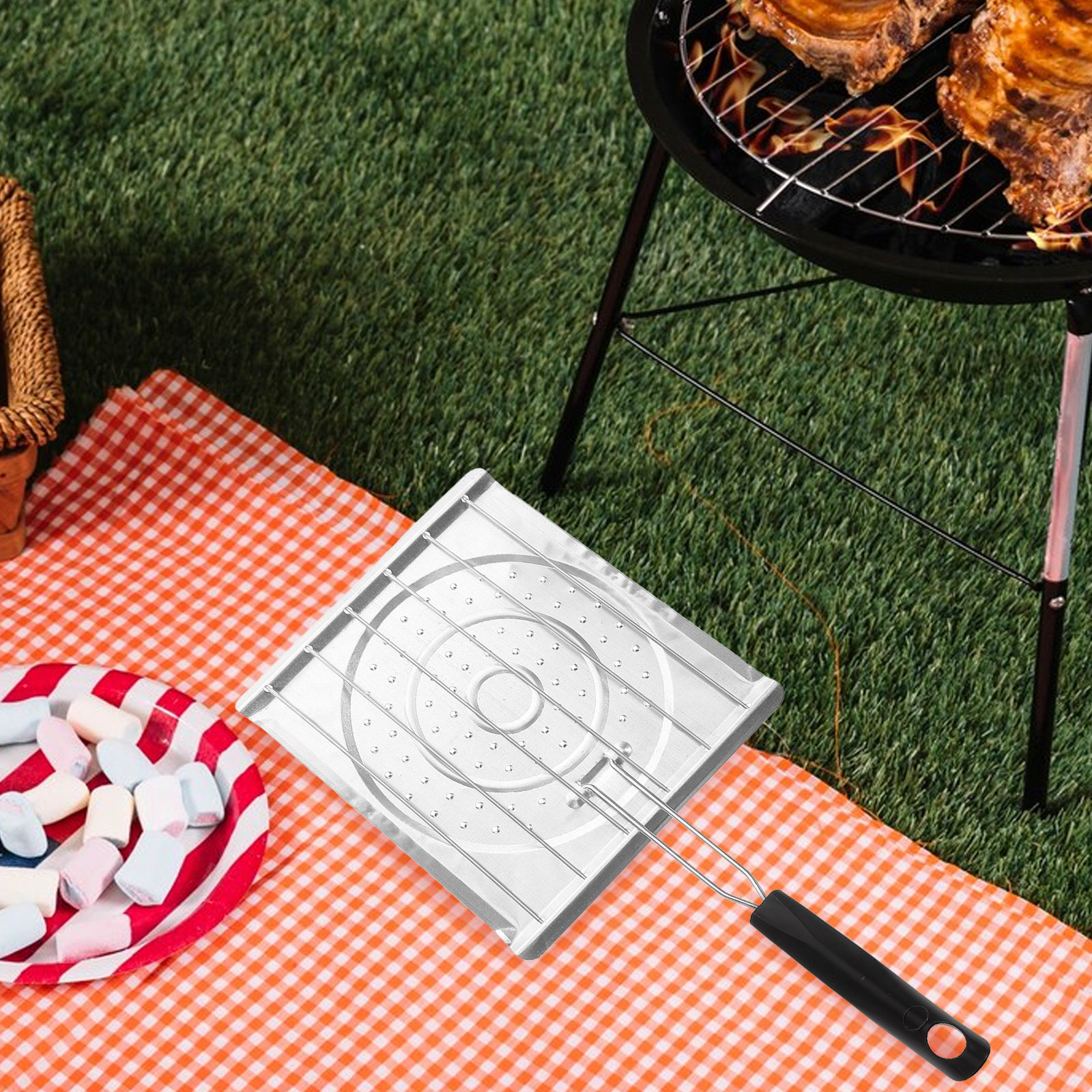 Noncoated Perforated Toaster G – обзор и цена Camping Cooking Rack