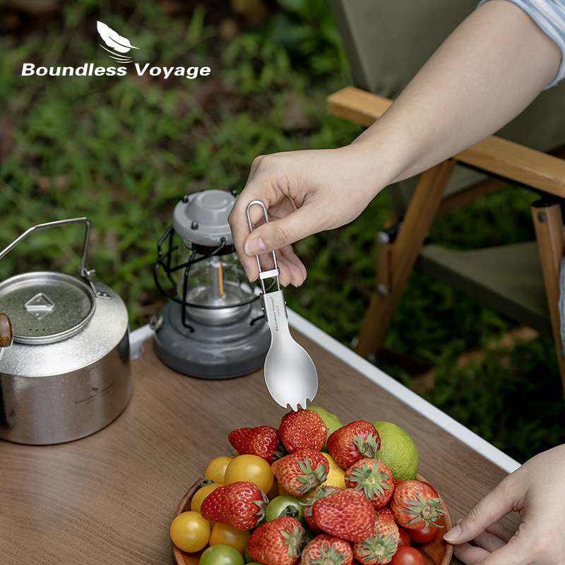 Boundless Voyage Titanium Fold – обзор и цена Camp Spork Set