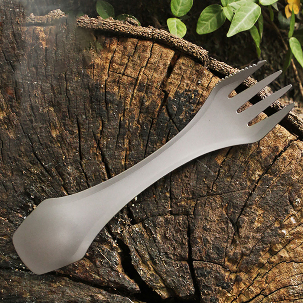 Multifunctional 3-in-1 Titaniu – обзор и цена Camp Spork Set