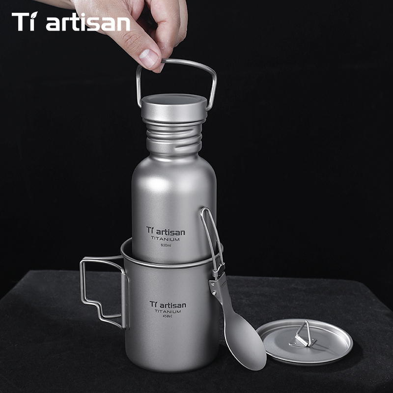 Tiartisan Titanium Cookware 3- – обзор и цена Camping Cooking Bundle