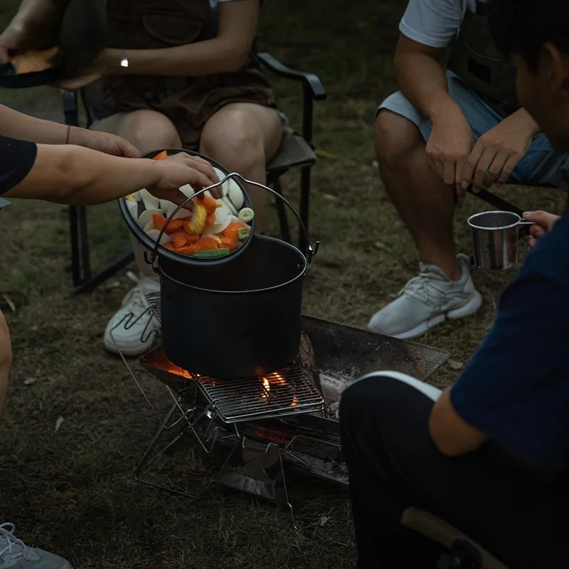 NewCAMPINGMOON Stainless Steel – обзор и цена Camp Grill Portable Folding