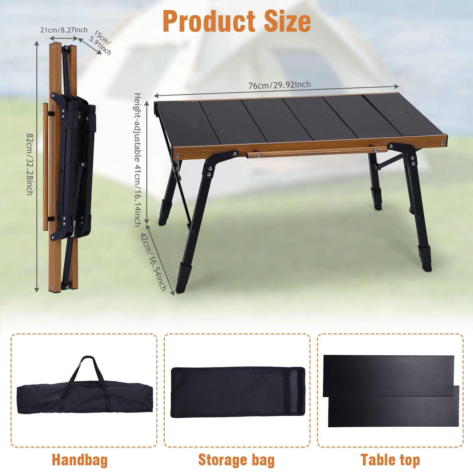 Portable Camping Table with St – обзор и цена Camping Outdoor Cooking Table