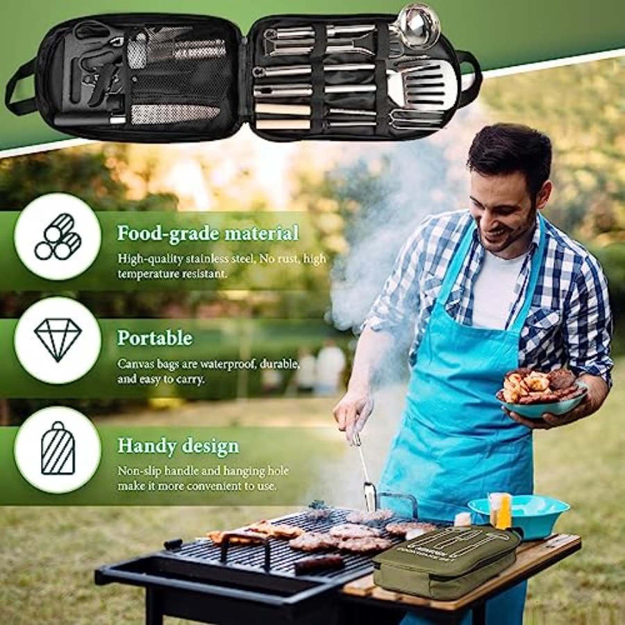 Camping Cooking Utensils Set,  – обзор и цена Van Camping Cooking