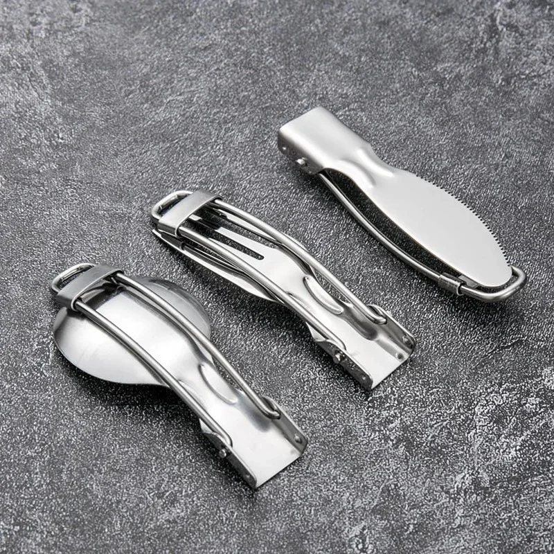 Stainless Steel Metal Foldable – обзор и цена Camp Spork Set