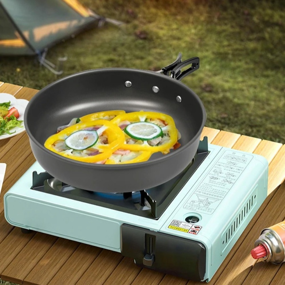 Non-stick Camping Frying Pan w – обзор и цена Camping Cooking Set Non Stick