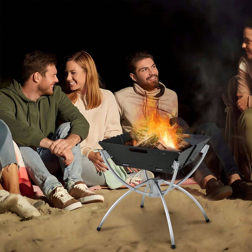 3In1 Portable Charcoal Grill F – обзор и цена Camp Grill Portable Folding