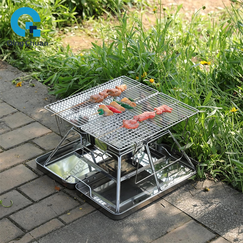 Camping Grill Charcoal Stove F – обзор и цена Camping Cooking Area