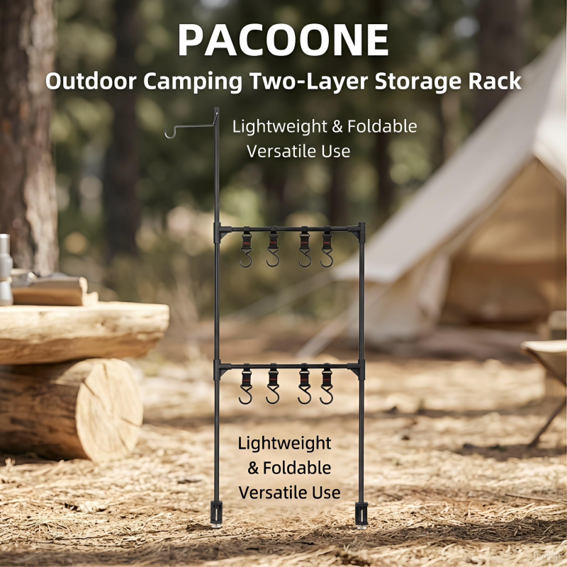 PACOONE Camping Shelf IGT Lant – обзор и цена Camping Outdoor Cooking Table