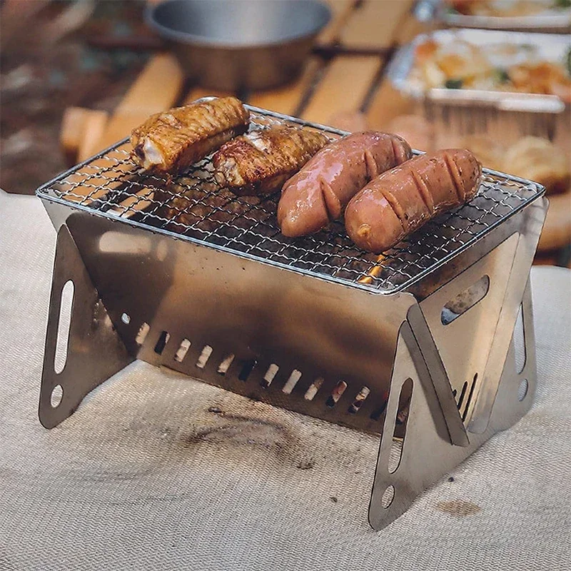 Portable Folding Barbecue Gril – обзор и цена Camp Grill Portable Folding