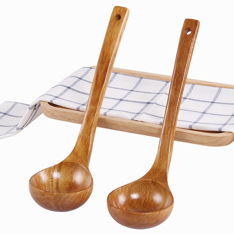 1Pc Big Wooden Spoon Long Hand – обзор и цена Japanese Camping Cooking