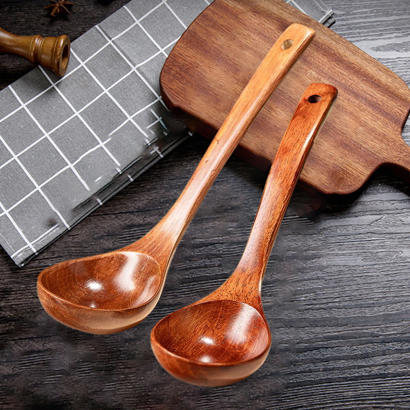 1Pc Big Wooden Spoon Long Hand – обзор и цена Japanese Camping Cooking