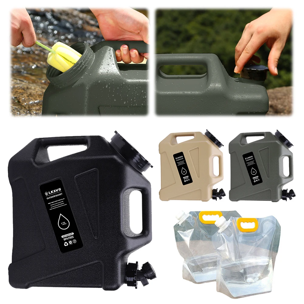 11/12/18.5L Water Bucket Large – обзор и цена Camping Cooking And Drinking