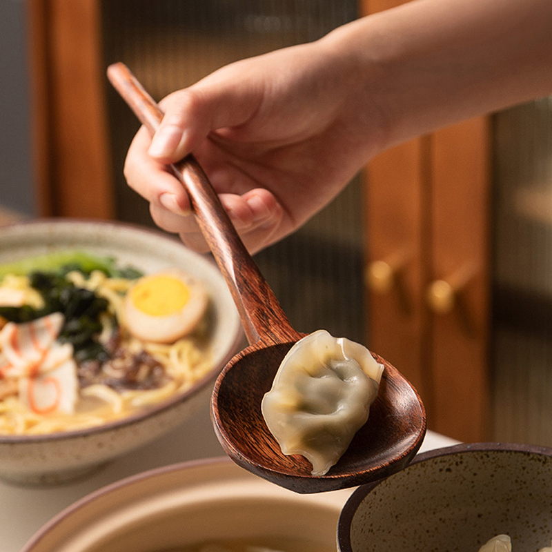 Long Handle Ramen Wooden Spoon – обзор и цена Japanese Camping Cooking