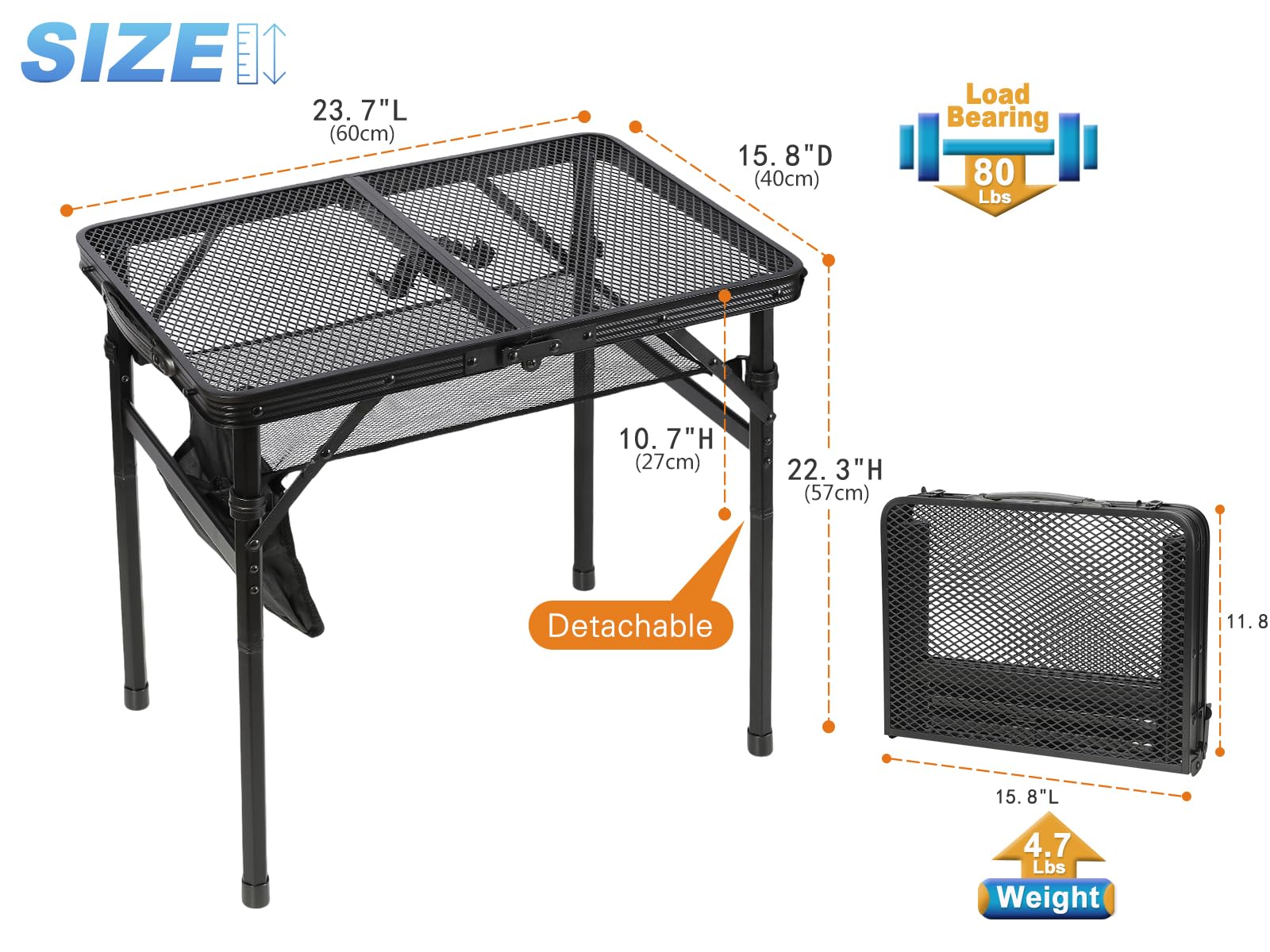 Portable Folding Mesh Grill Ta – обзор и цена Camp Grill Portable Folding