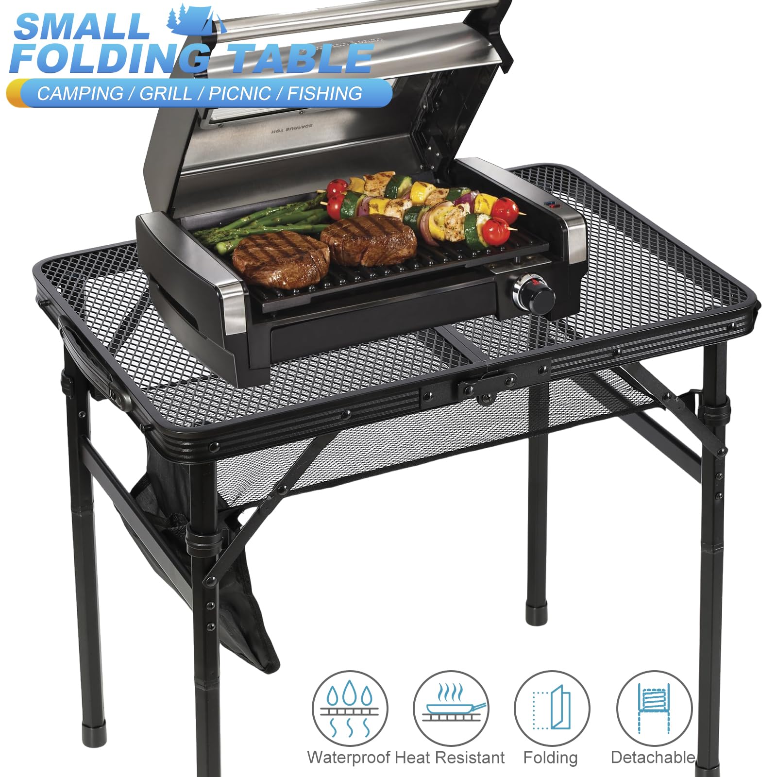 Portable Folding Mesh Grill Ta – обзор и цена Camp Grill Portable Folding