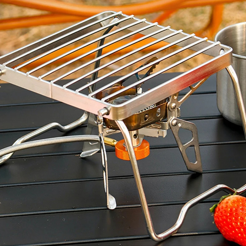 Outdoor Stainless Steel Stove  – обзор и цена Camp Grill Portable Folding