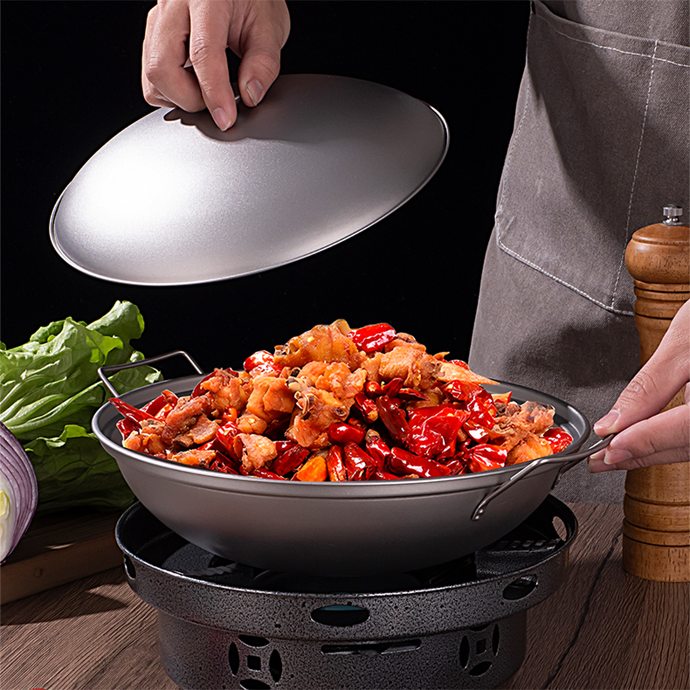 1.8L Titanium Wok Pan with Lid – обзор и цена Camping Cooking Bundle