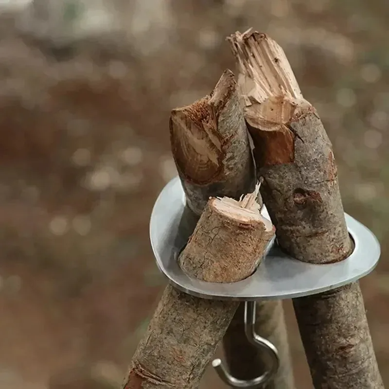 1pc Camping Hanging Tripod W/  – обзор и цена Camping Cooking Fire